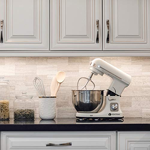 Ventray Stand Mixer, 4.5-Qt 500W 6-Speed Tilt-Head Food Mixer, Electric Kitchen Mixer With Stainless Steel Bowl, Dough Hook, Whisk And Mixing Beater, White, Mk37 #TOP5