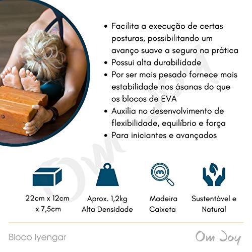 Bloco de Madeira - Iyengar Yoga - Props