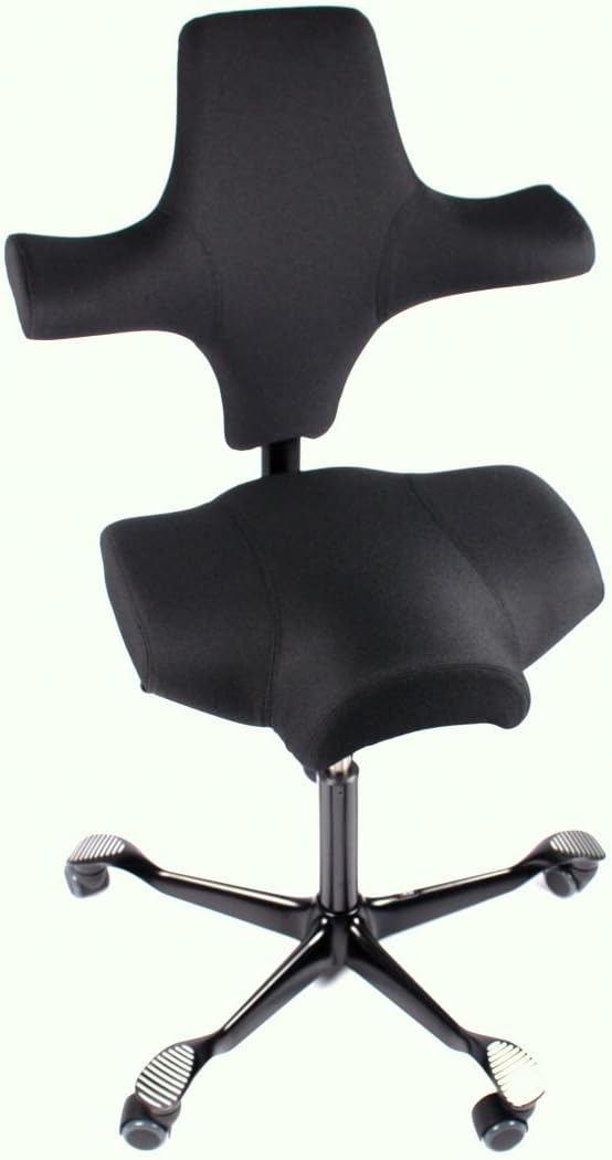 HAG Capisco Model 8106 Black Fabric Office Chair