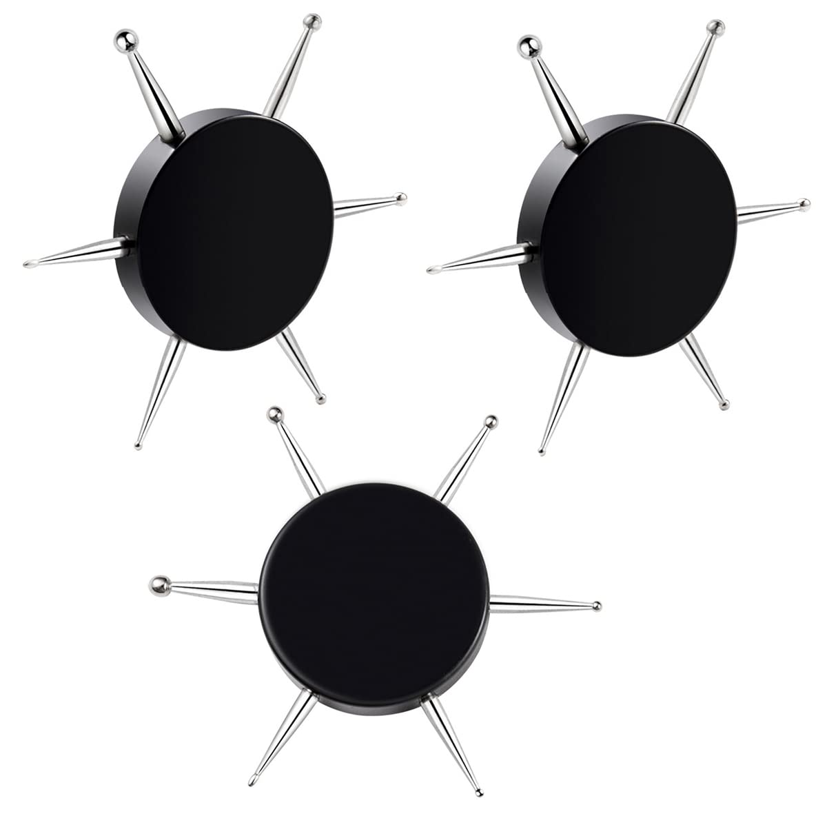 3Pcs 6 In 1 Circular Dotting Tools Nail Design Dotting Pen Nail Art Tip Dot Painting Embossing Tracing