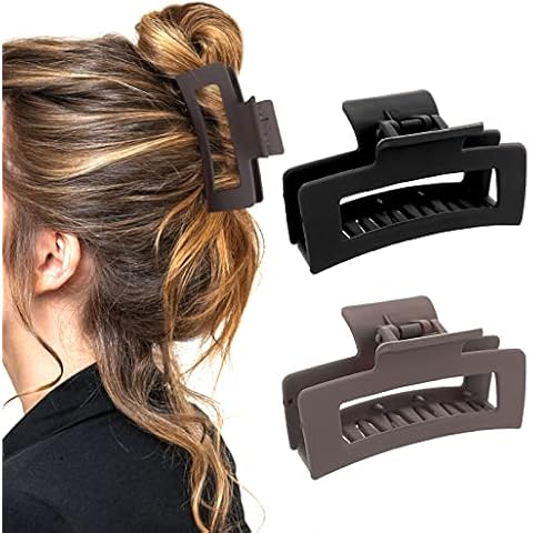 WLLHYF 2 Pieces Matte Claw Clips Cover