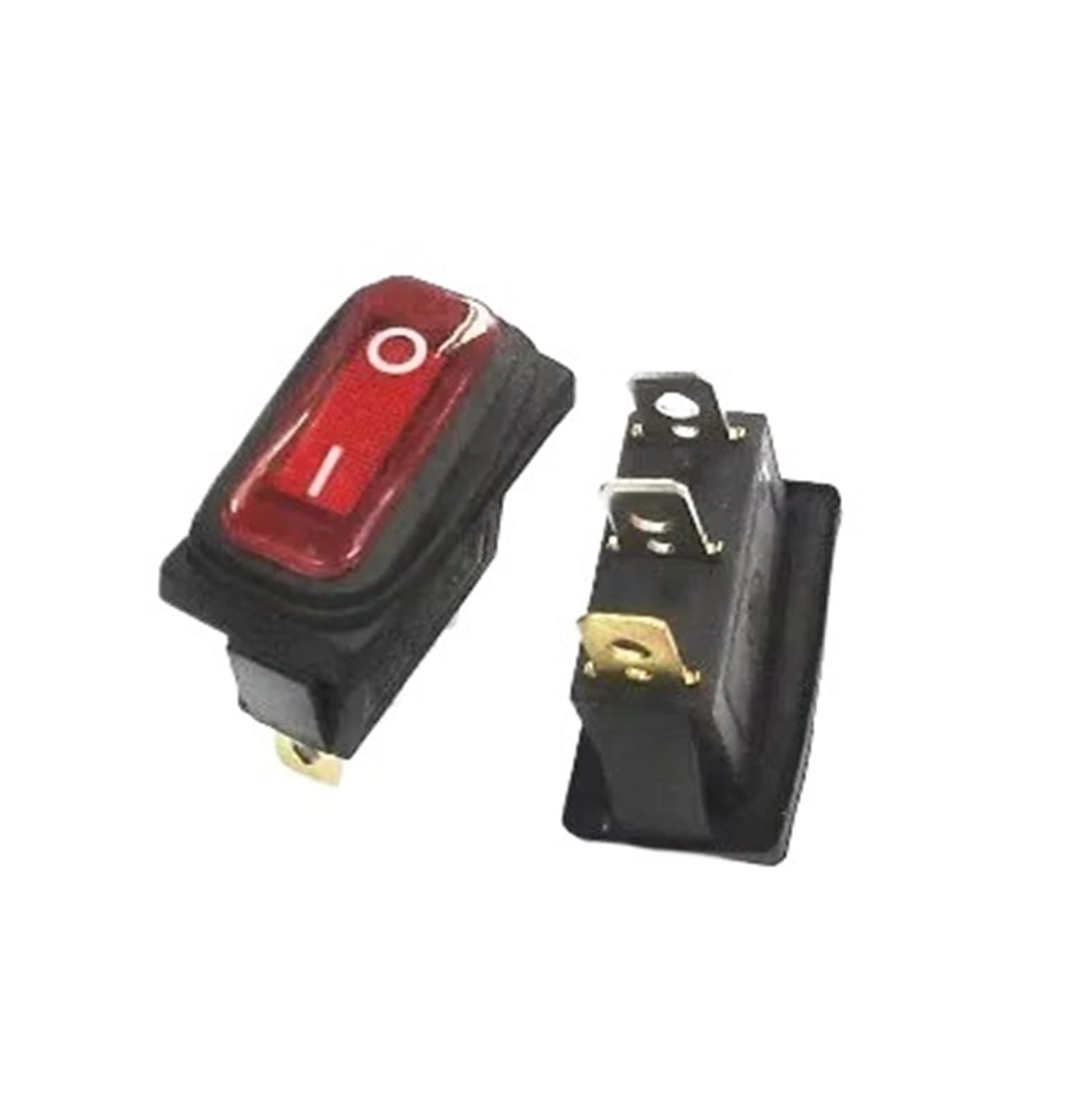 AUOQKQUT 1PC red KCD3 3pin ON/OFF 15A 250V / 20A 125V AC Light Power Switch High Current Rocker