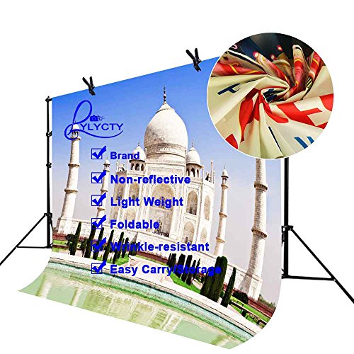 Fondo fotográfico 7x5 ft Taj Mahal de vinilo blanco miniatura 4