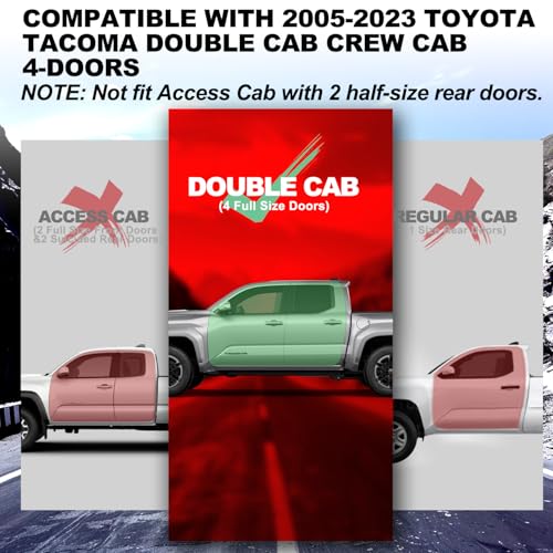 Estribos de aluminio para Toyota Tacoma 2005-2023 miniatura 2