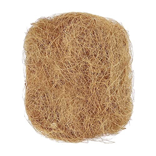 Happyyami Coconut Fiber Nesting Pad Climbing Mat for Hamsters Mice Bunnies Chenille Safe