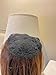 Handmade Black Lace Doily Head Cover with Delicate Scallop Trim (with Decorative Bobby Pin) (Style 1008) Elegant Doily Exclusive