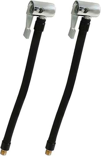 2 adaptadores de portabrocas de inflado rápido, tubo de extensión de inflador de neumáticos, bomba de compresor de aire para automóvil, motocicleta,
