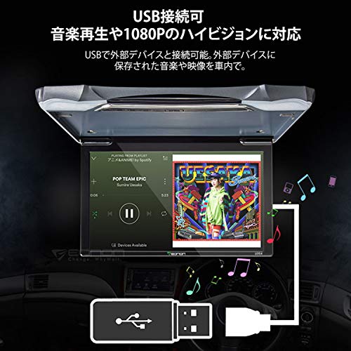 Amazon.co.jp: 11.6インチフリップダウンモニター 12V車専用