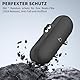 Silikon-Schutzhülle für Beats Pill 2024 Release, Stoßfestigkeit, Wasserfestigkeit, Kratzerfestigkeit, Schmutzfestigkeit, Praktische Bluetooth-Lautsprecherzubehör (schwarz)