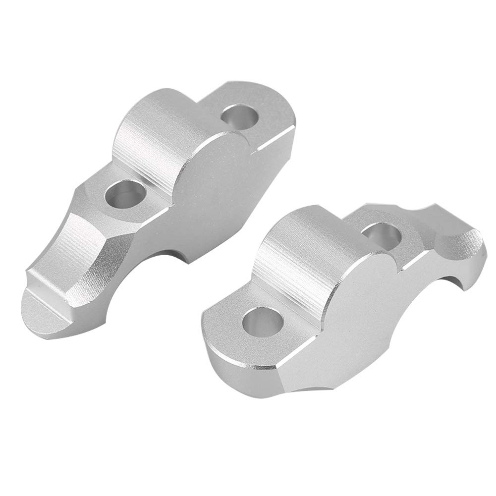 Qiilu Riser per manubrio per moto, morsetti per manubrio di sollevamento per montaggio su riser per moto CNC adatti per R NineT R9T 2014-2018