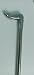 Blackperlcrafts by Vintage Silver Aluminum Penis Head Handle Stainless Steel Tactical Walking Stick Cane Gift