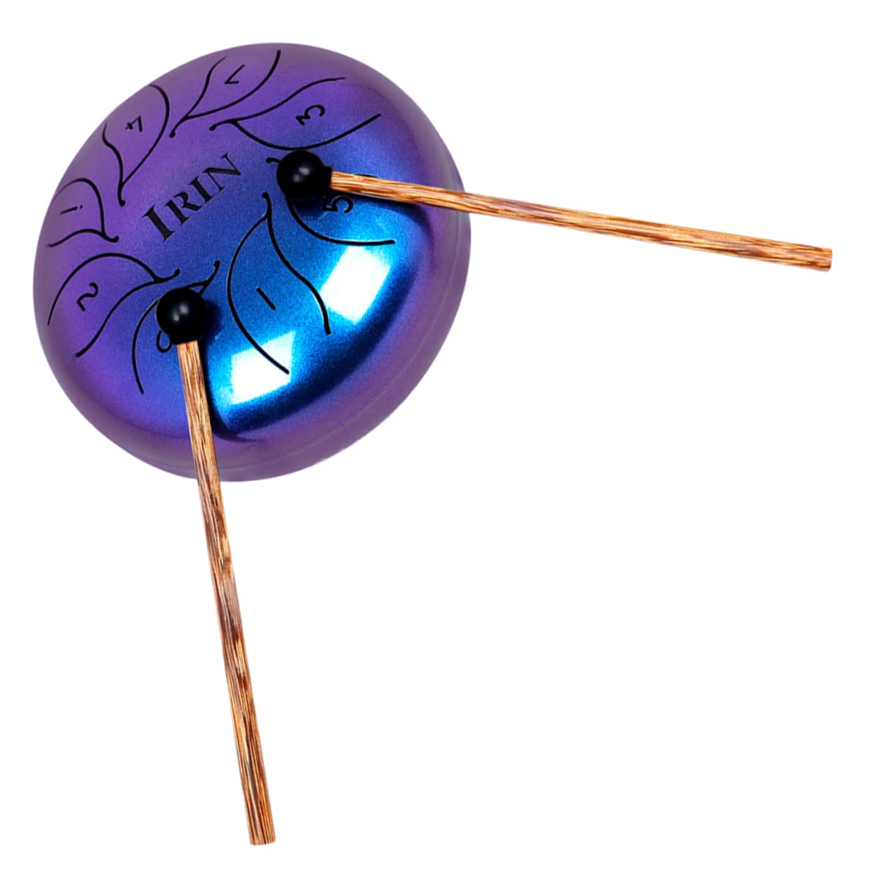 OFFSCH 1 Set Musical Instrument 5.5'' Steel Tongue Drum Mallets Ethereal Drum for Yoga Boys and Girls' Percussion Instrument for Fun