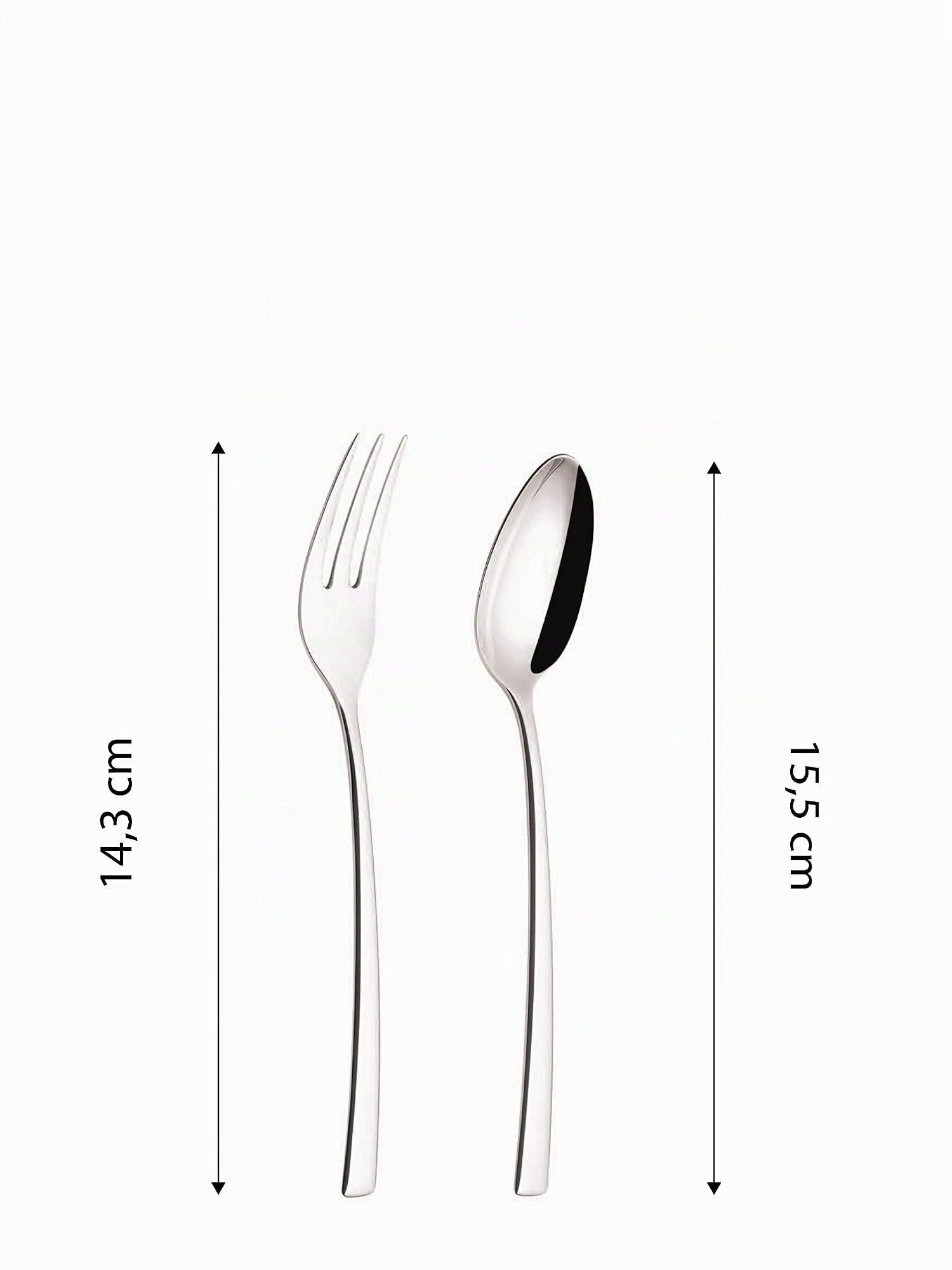 ECHTWERK EW-BS-0540 "Avelino" - Couverts pour jusqu'à 6 personnes, 30 pièces, acier inoxydable, Argent