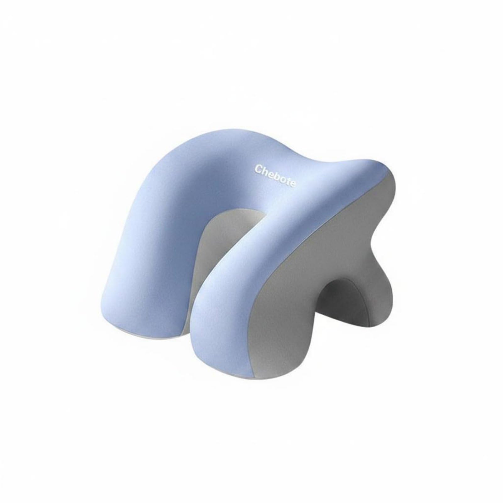 Merishopp Prevents Arm Numbness Ergonomic Desk Napping Pillow Breathable Face down Sleeping Pillow Cervical Spine Support Office Rest Head Rest Multi-Functional for Students, School, Travel, Blue Gray-image-20