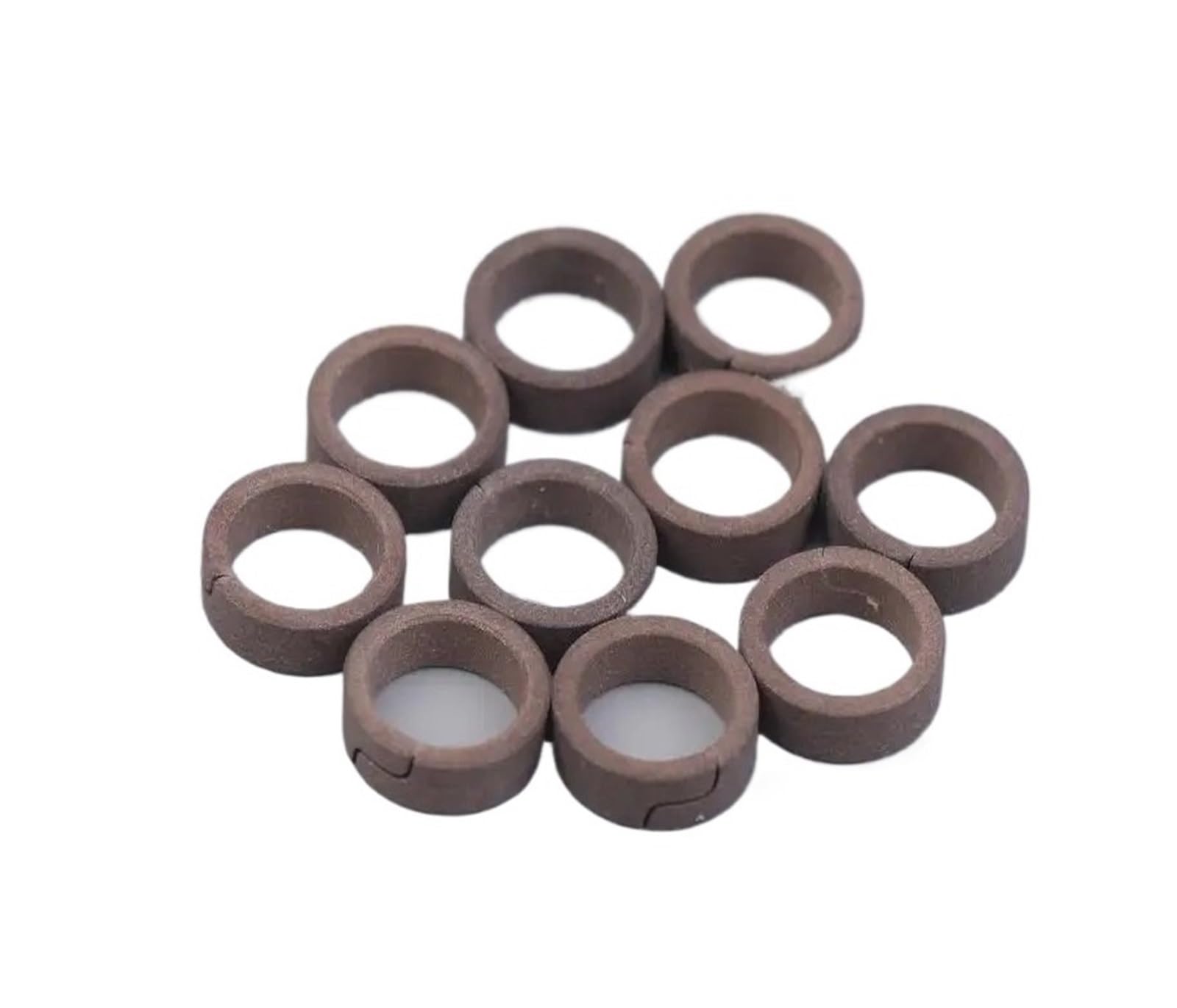 10 Stück 30 MPA Sekundärkolbenring 4500 PSI Einzel-/Zweizylinder-Kompressor-Kolbenring-Schrapnell(Piston ring)