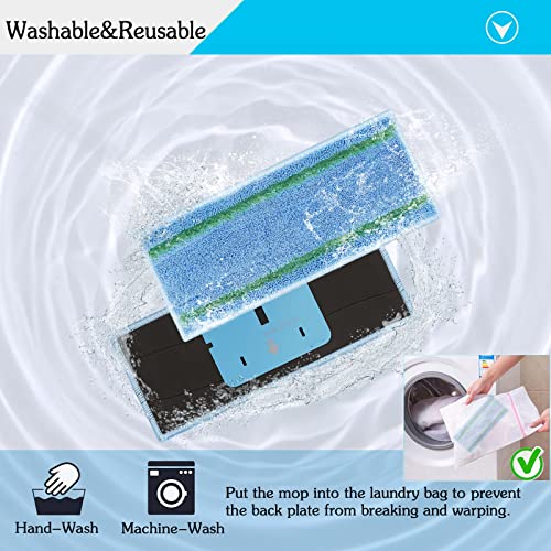 Image of 12 Pack M6 Mopping Wet Pads for iRobot Braava Jet m6 (6110) (6012) (6112) (6113) Ultimate Robot Mop, Washable and Reusable Microfiber Deep Clean Wet Pads