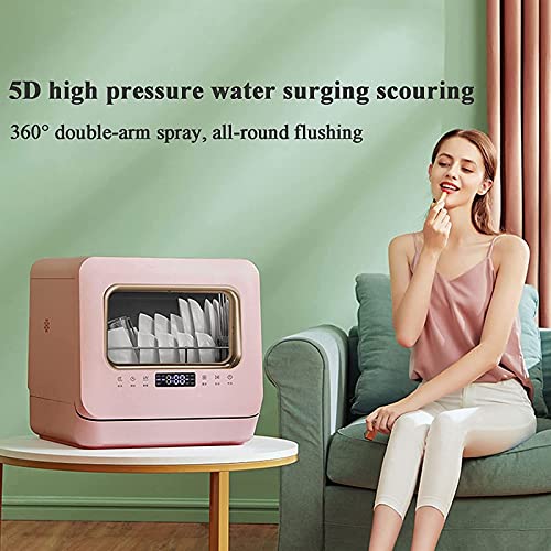 XTZJ Complete draagbare aanrecht vaatwasser met ingebouwde watertank met 5 liter, 5 programma's, babyverzorging, glas en fruitwassen - Image 6