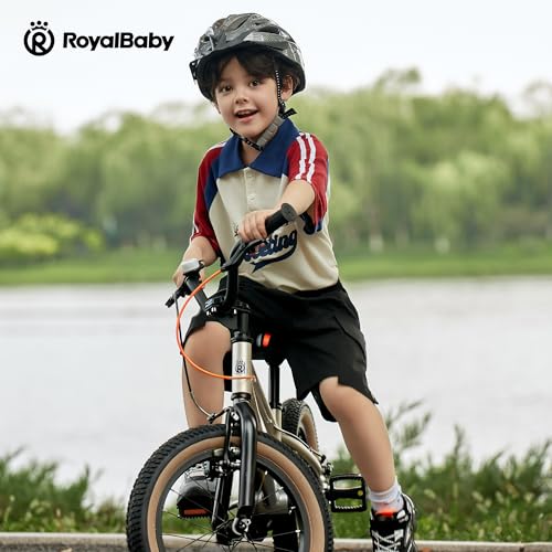 Image of RoyalBaby EZ-Pro Kids Bike, Lightweight Aluminum 2-in-1 Balance to Pedal Bike with One-Key Switch, 14 16 18 20 Inch for Age 3-10 Years