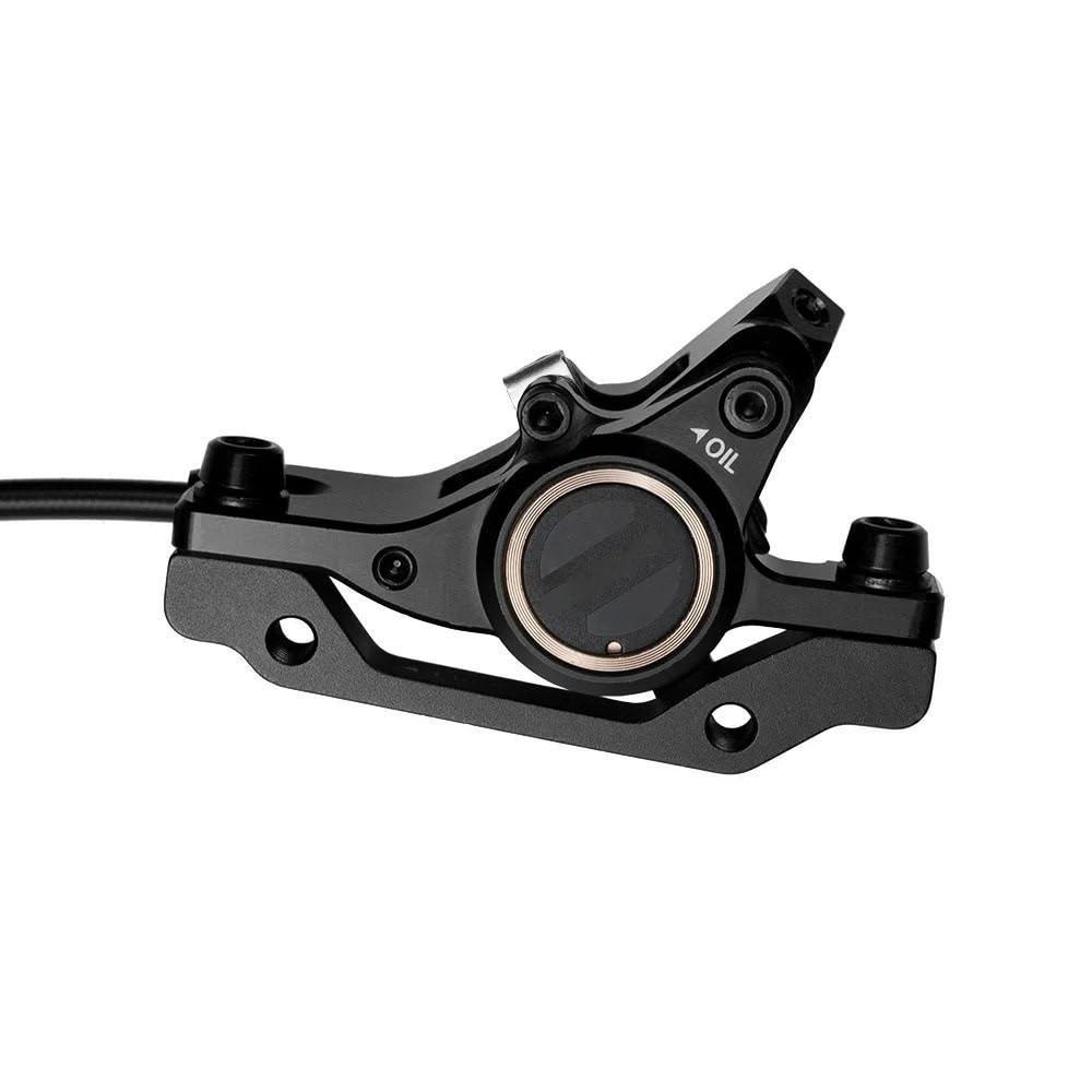 Freno de Tambor para Bicicleta Freno de Disco hidráulico para Bicicleta de montaña, hidráulico de Doble Flujo para Freno hidráulico MTB XC Tambor Trasero para Bicicleta