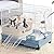 HYLYUN Large Rabbit Litter Tray Box Toilet,Potty Trainer Corner Litter Bedding Box with Drawer Larger Pet Pan for Adult Guinea Pigs, Rabbits, Hamster, Chinchilla, Ferret, Galesaur, Small Animals