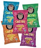Tia Lupita Cactus Tortilla Chips - Variety 5-Pack - Flavorful Heat, Vegan, Gluten Free, Grain Free,