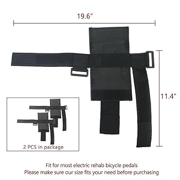 Parliky Universal Bike Pedal Straps Lightweight Exercise Machine Foot Straps Fit For Bicycles