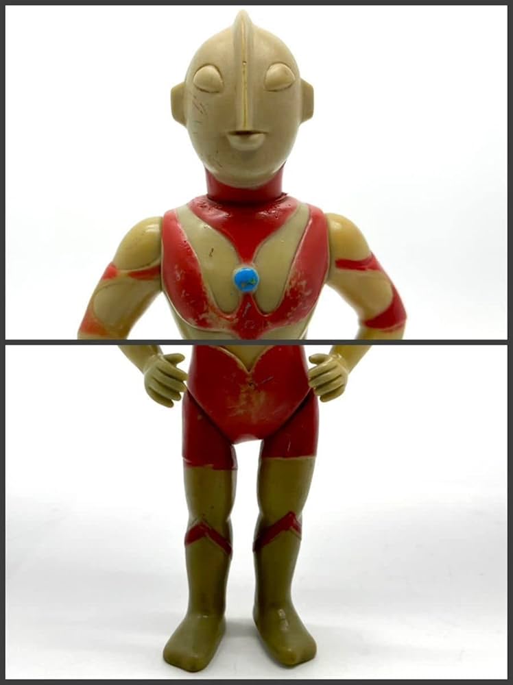 ブルマァク　ソフビ　ダービー　ゼンマイ　コミック 当時物　稼働品　蚤の市　レトロ ウルトラ三兄弟 ソフビ魂 昭和レトロ ブルマァクウルトラマン