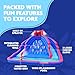 Sunny & Fun Ultra Climber Inflatable Water Slide Park – Heavy-Duty for Outdoor Fun - Climbing Wall, Two Slides & Splash Pool – Easy to Set Up & Inflate with Included Air Pump & Carrying Case