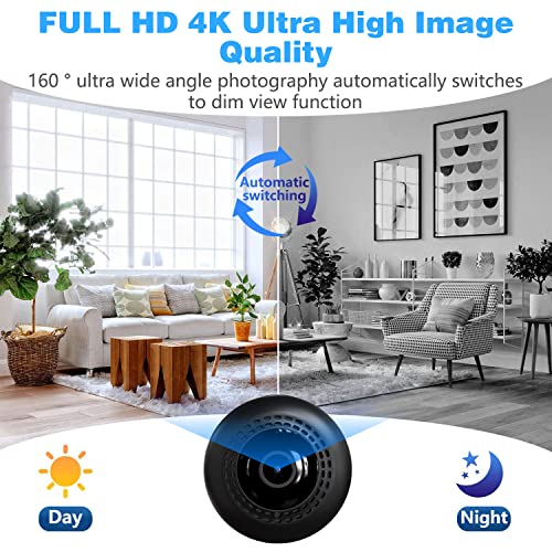 Image of 4K Security Cam with Night Vision and Built-in Battery Camera, Home /Office Camera Wireless Technology for Phone App Monitor GTYT