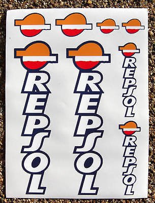 REPSOL Moto Fourche Stickers Autocollants