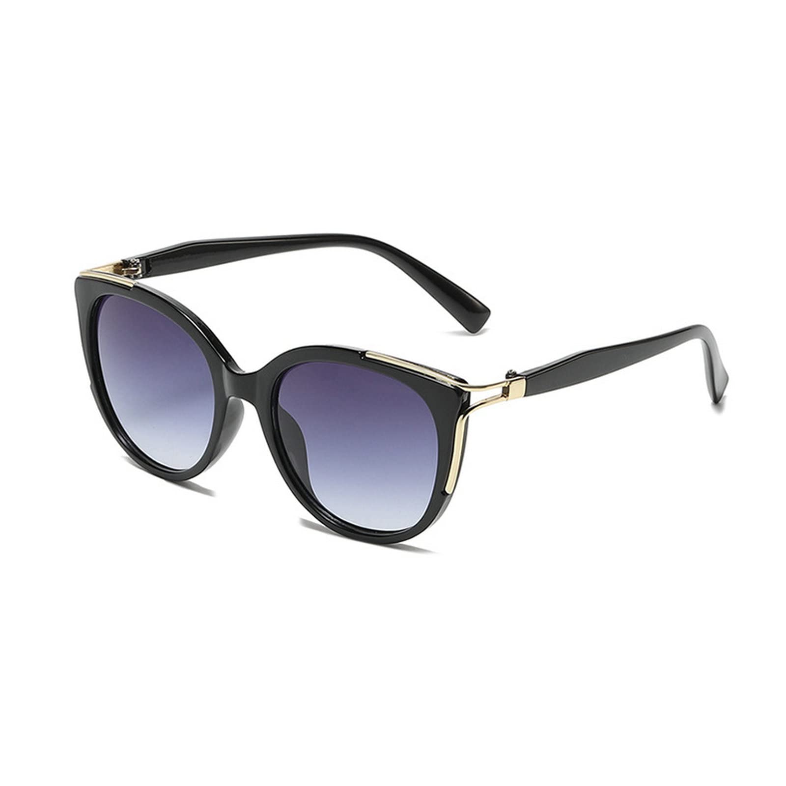 Melrose Fashion Full Lens Magnification Sun Readers Sunglasses Women Square Reading Glasses (black, 2, multiplier_x)