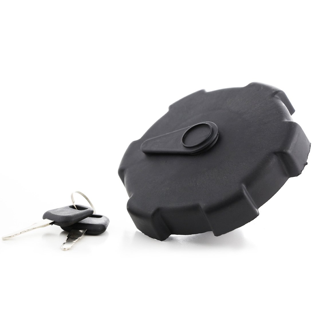1 tapa de depósito de combustible negra de 80 mm para camión con 2 llaves y ventilación