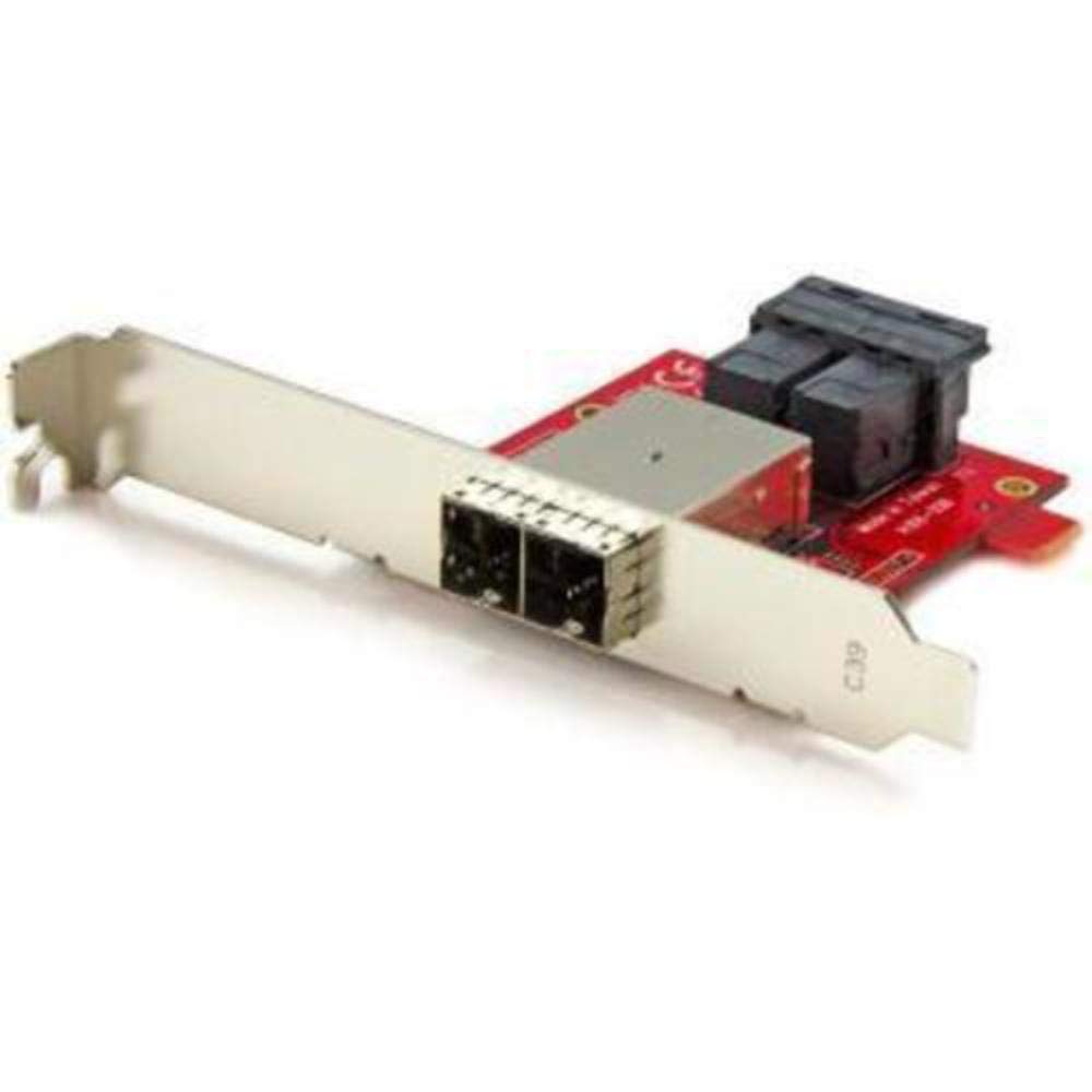 Startech.com Mini-Sas Adapter - Dual Sff-8643 To Sff-8644 - With Full