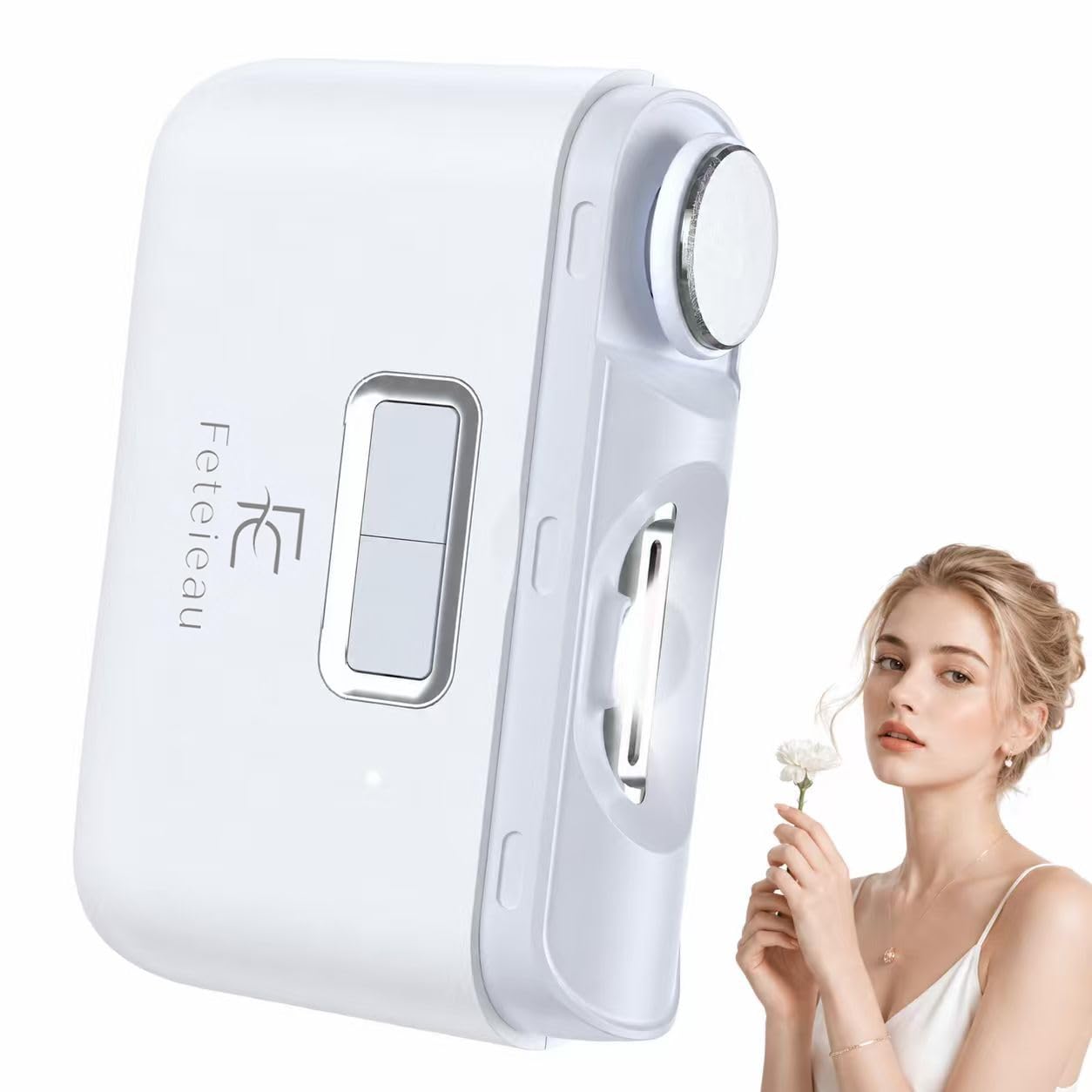 Electric Nail Clipper,Automatic Nail Clipper,Rechargeable 2 Speed Nail Clippers Set,45DB Nail Kit,LED Light Electric Nail Clippers for Adults,Seniors,People,2 in 1Design Manicure Set Portable White White Light