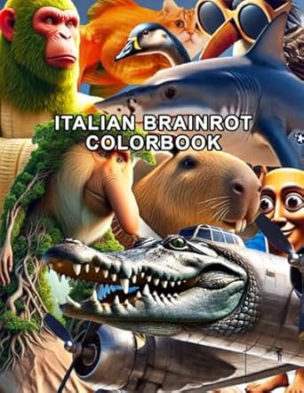Amazon.com: Italian Brainrot Colorbook: A Funny an Wacky Coloring Book