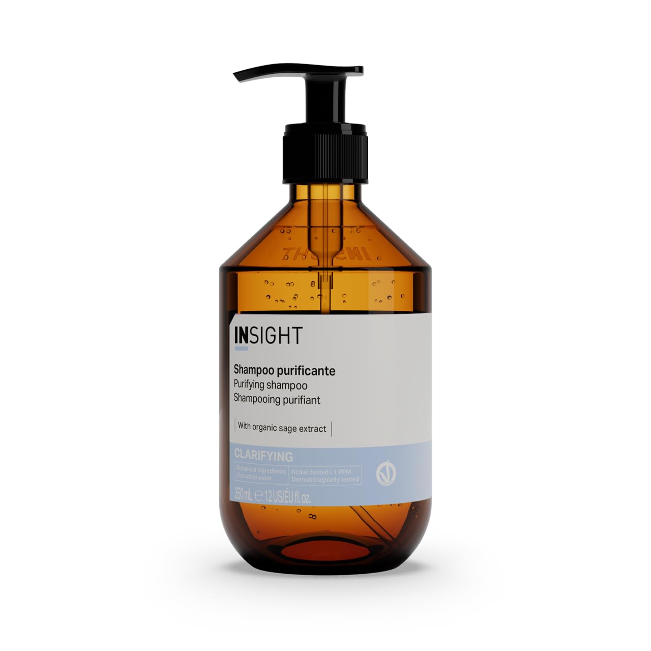 Insight Shampoo Clarifying purificante 350ml | azione purificante e riequilibrante anche sulla cute più delicata | confezione in vetro