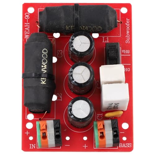 Divisore di Frequenza del Subwoofer Altoparlante dei Regolabile da 40Hz a 400Hz 200W per Home Cinema e Audio di Auto Crossover Stereo DIY