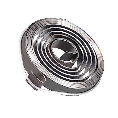 QUARKZMAN 49 x 8 x 0,8mm Plat Ressort x 1 Pièce Ressort de Rappel pour Perceuse a Colonne Bobine pour Drill Press, [Bronze]