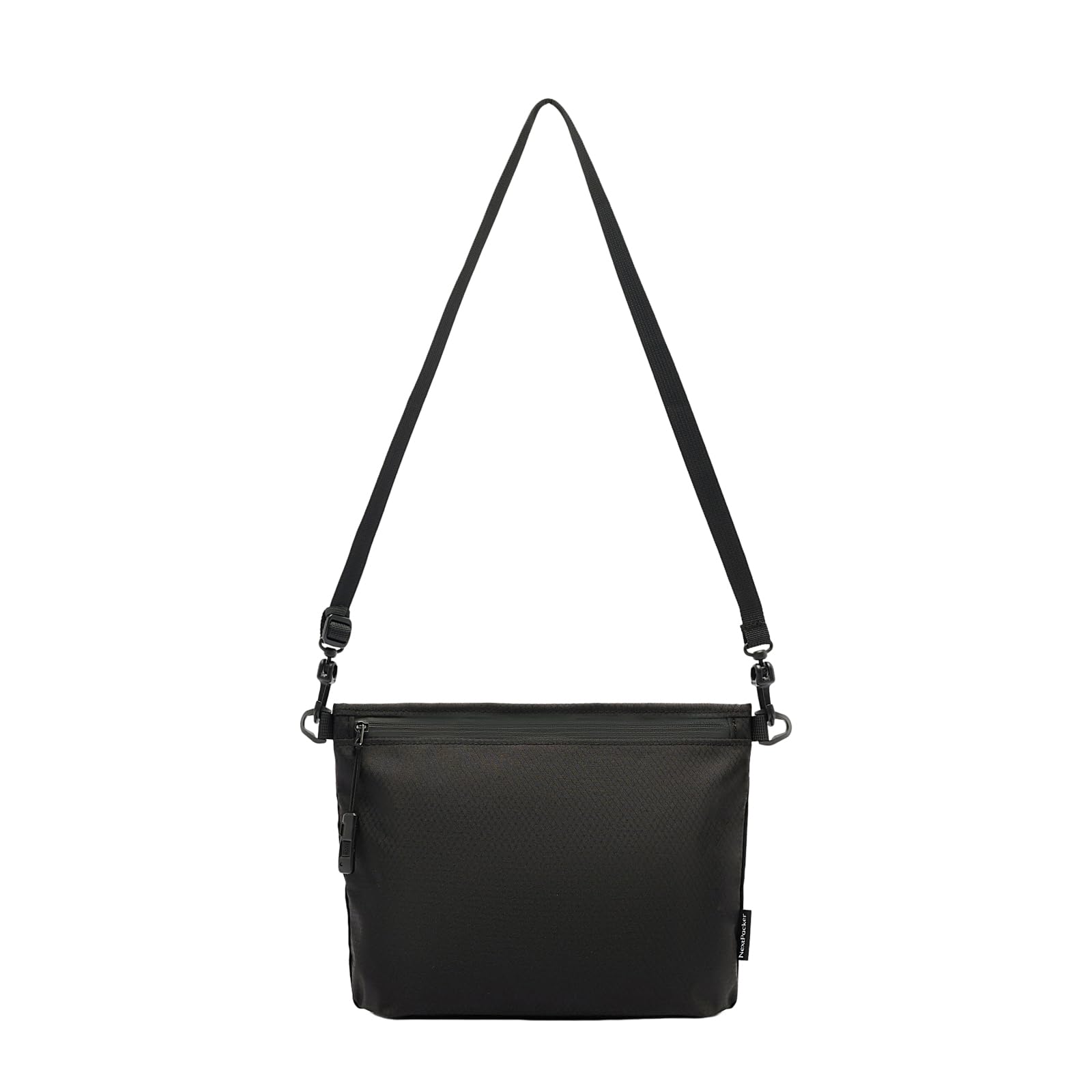 Lite Pouch with YKK Shoulder Strap & Double Sided Zipper for Passport, Cash, Tech, Pens, Tool Kits, SIM card, Toiletries & Cosmetics