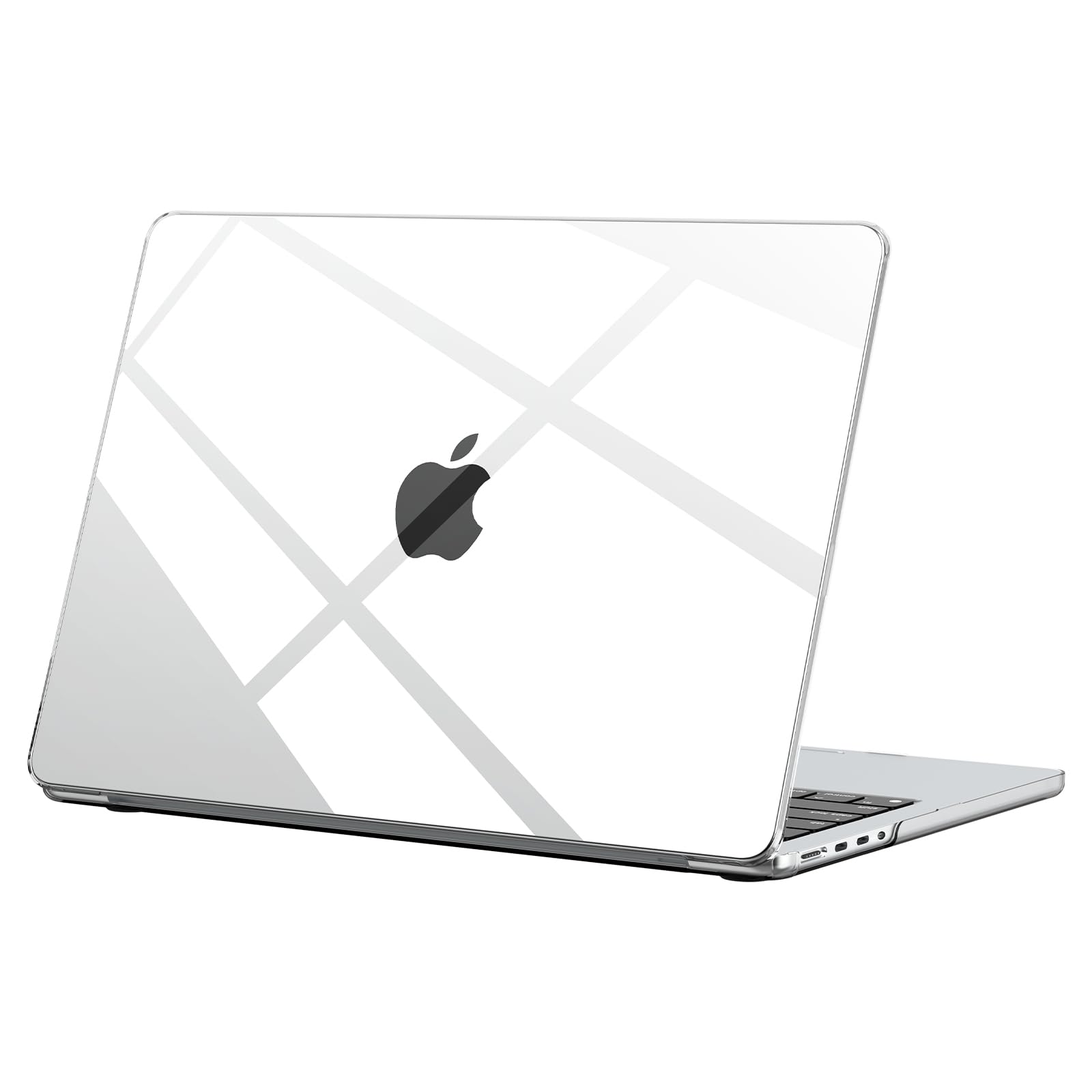 BlueSwan Hülle Kompatibel mit MacBook Pro 14 Zoll M5 M4 M3 M2 M1 Pro/Max, 2026 2025-2021, Transparent Glatt Schützende Hartschale Snap Case Cover 14,2