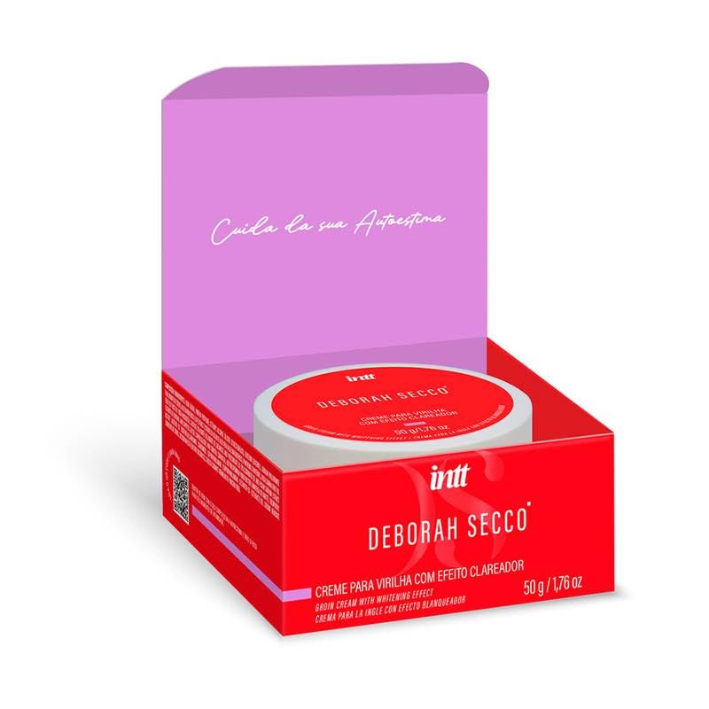 Creme Clareador De Virilha Axilas Coxas E Região íntima Com Efeito Hidratante Deborah Secco Intt 50G