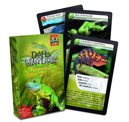 Le jeu Défis nature pour fan de reptiles