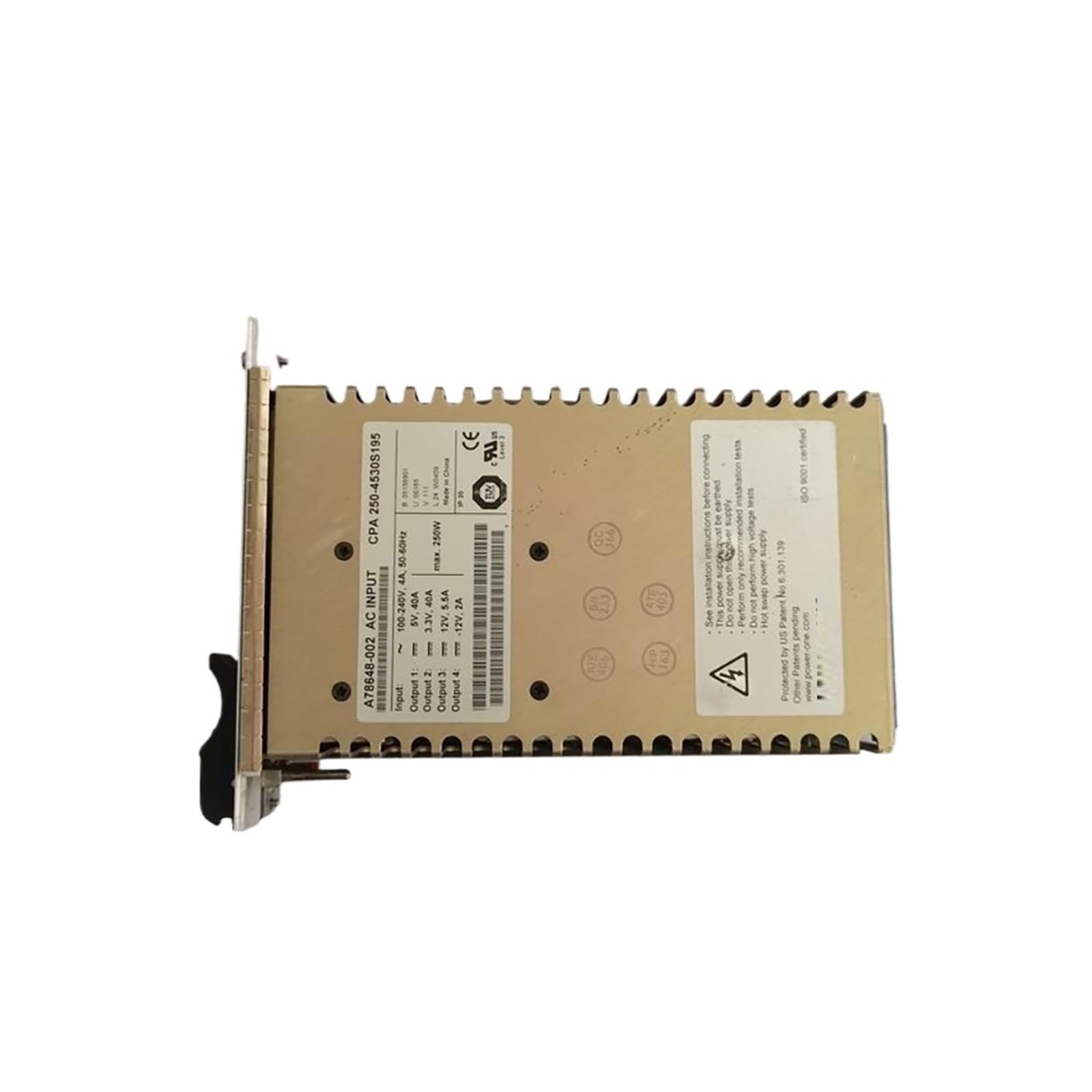 SJJBVPYX A78648-002 CPA 250-4530S195 AC Power Module