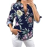 Chiffon Gewebe für bequemen Sitz,passt prima zu Jeans, engen Hosen, Leggings oder Freizeit-Shorts, oder Sie kombinieren es mit schwarzen und HighHeels fürs Büro oder Geschäftsleben；geeignet für den Frühling ,Sommer, Herbst und Winter