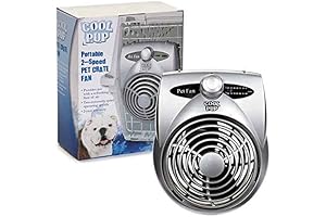 Innovative Dog Fan For Crate, Effortless Cooling Solution for Your Pet