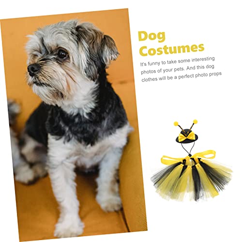 Disfraz Abeja para Perro Pequeño Conjunto de Halloween miniatura 3