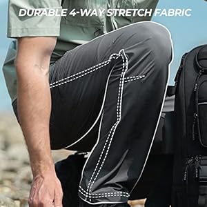   KastKing-Wind-Crest-Fishing-Hiking-Pants-Water-Repellent-Lightweight-Mens-Travel-Climbing-Pants-UPF-50-Stretch-Material