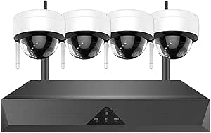 Amazon.com : HD CCTV Security Camera System 4 Channel NVR with (4) 2MP ...
