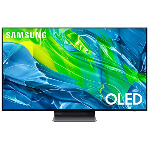 SAMSUNG S95B 55 inch 4K Quantum HDR OLED Smart TV (2022) Bundle with Premium 2 YR CPS Enhanced Protection Pack