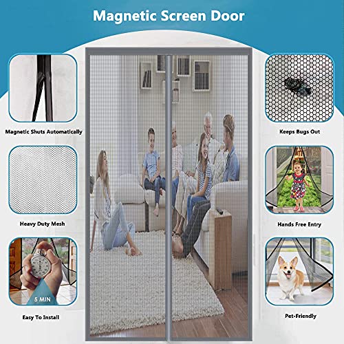 Zanzariera Magnetica per Porte,110x200cm